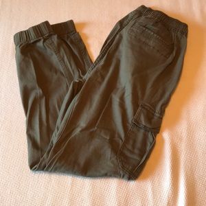 Men’s Medium Green Faded Glory Jogger Pants